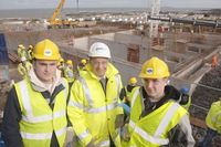 CONSTRUCTION STUDENTS VISIT UK�S LARGEST PPP PROJECT 